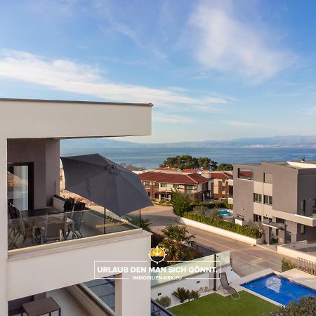 Penthouse Panorama Deluxe In Malinska Daire Dış mekan fotoğraf