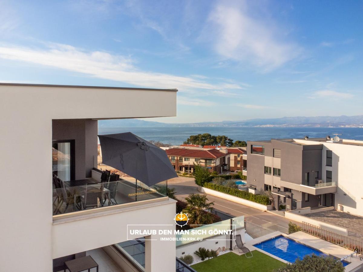 Penthouse Panorama Deluxe In Malinska Daire Dış mekan fotoğraf