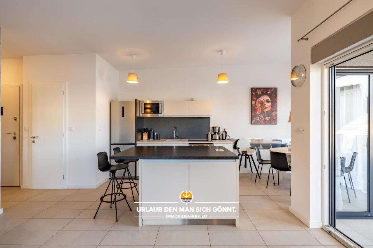 Penthouse Panorama Deluxe In Malinska Daire Dış mekan fotoğraf