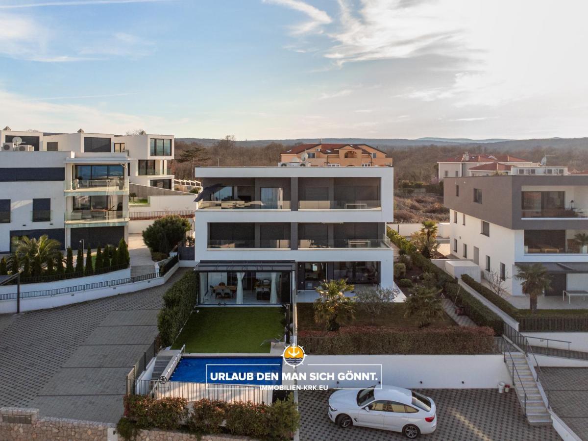 Penthouse Panorama Deluxe In Malinska Daire Dış mekan fotoğraf