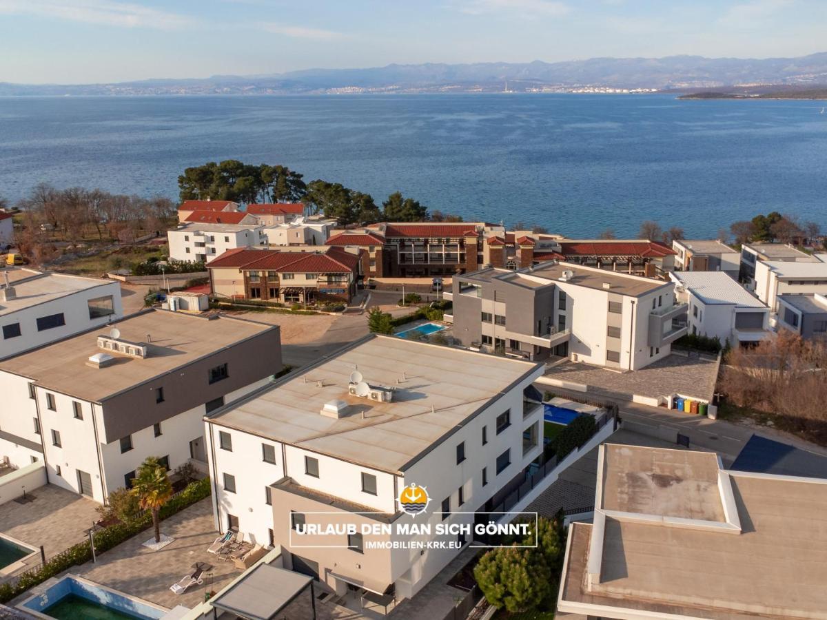 Penthouse Panorama Deluxe In Malinska Daire Dış mekan fotoğraf