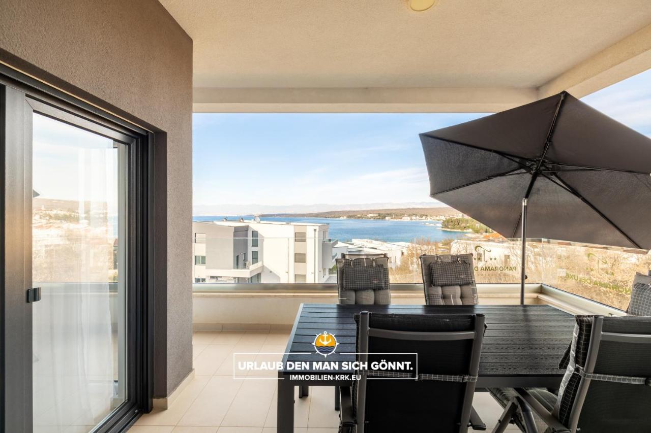 Penthouse Panorama Deluxe In Malinska Daire Dış mekan fotoğraf